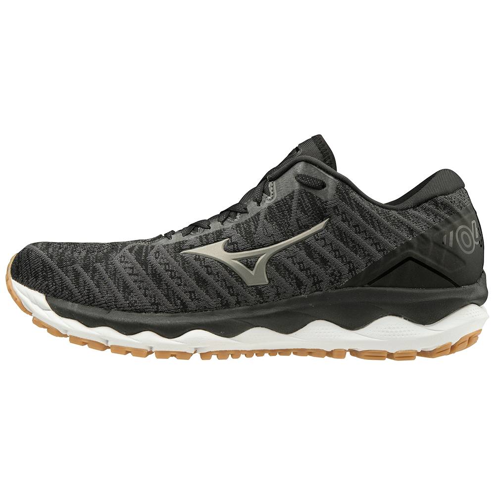 Mizuno Wave Sky 4 WAVEKNIT™ 2E (Wide) Férfi Futócipő Sötét Szürke EWY025817